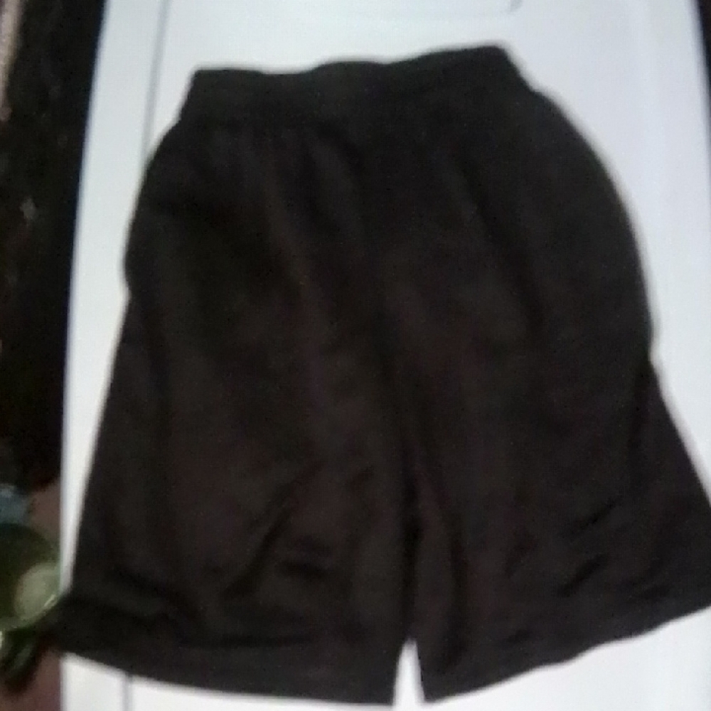 STARTER Black Athletic Shorts Lightweight Mesh